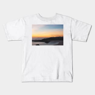 January sunrise at Cullercoats Bay Kids T-Shirt